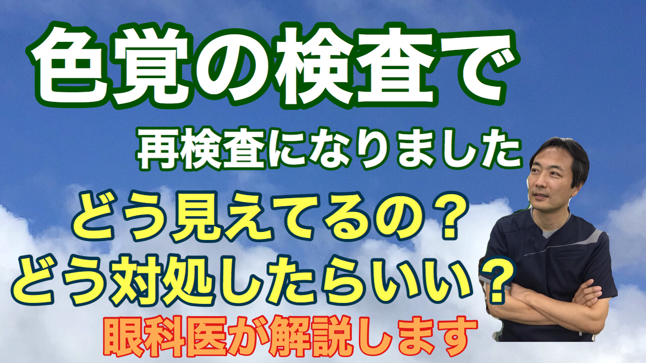 動画 色覚と色覚検査の話